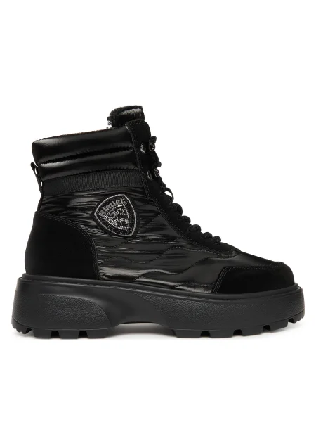 Кубинки Blauer BLANCA с платформа с лека изолация черно