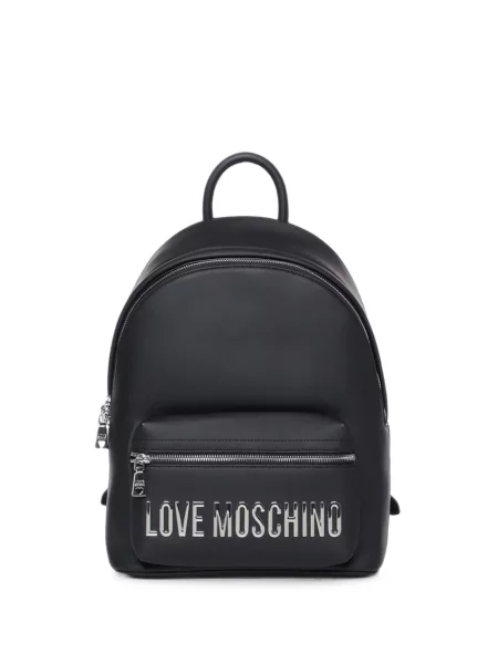 Rucsac Love Moschino cu autograf negru