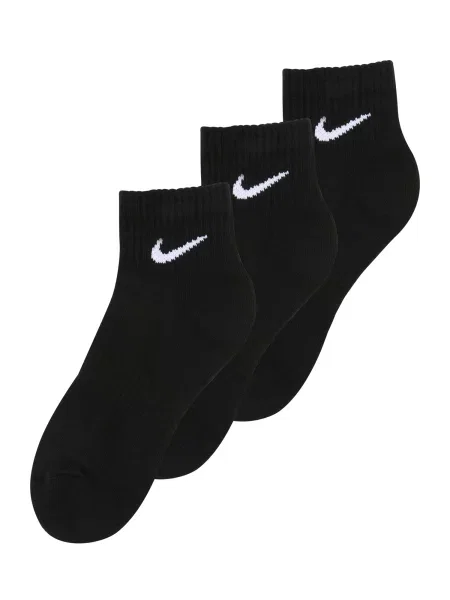 NIKE Șosete sport EVERYDAY CUSH / negru alb