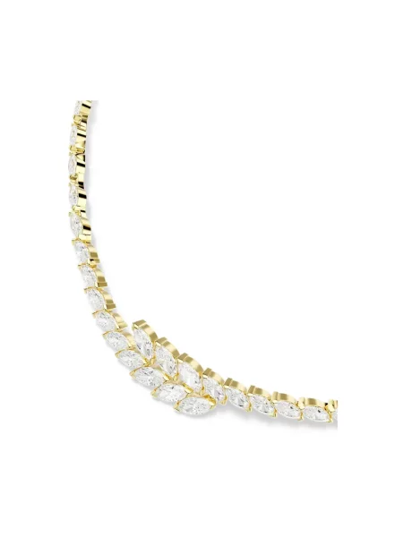 Swarovski naszyjnik i kolczyki pozłacane z cyrkonią MESMERA żółte