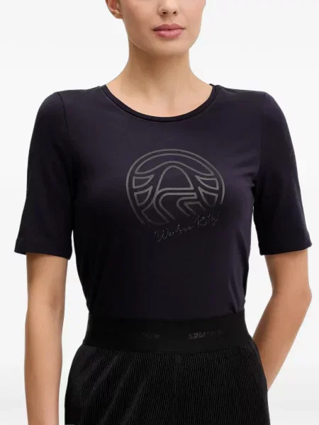 Tricou Sportalm cu imagine negru