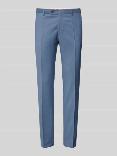 Spodnie do garnituru o kroju slim fit z żywej wełny YOUR OWN PARTY by CG – CLUB of GENTS Cg - Club Of Gents