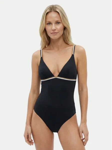 BOSS Costum de baie negru