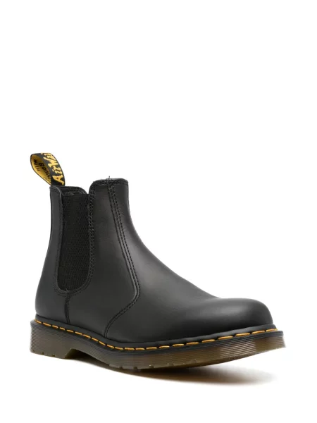 Кожени боти тип челси Dr. Martens черно