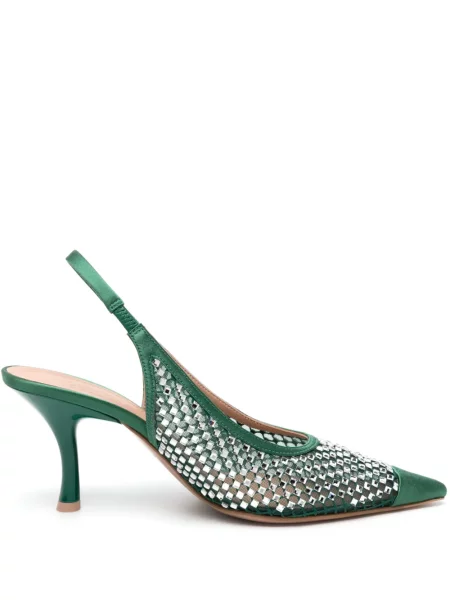 Křišťálové lodičky Malone Souliers zelené