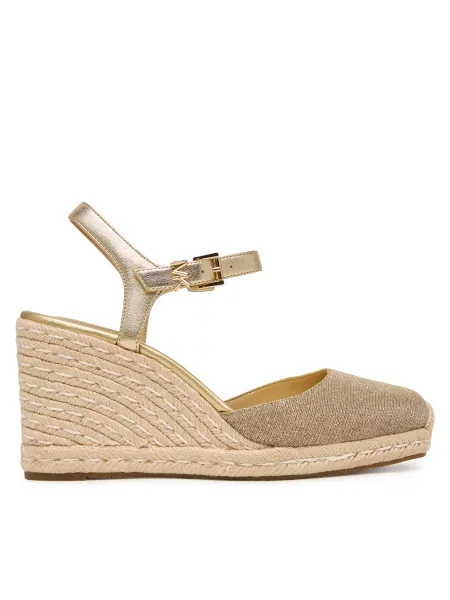 Еспадрильї MICHAEL Michael Kors Kenzie Wedge бежевий