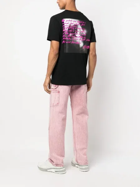 Μπλούζα Off-white με σχέδιο λευκό