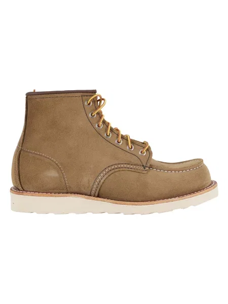 Botki Red Wing Shoes zamszowe klasyczne czerwone