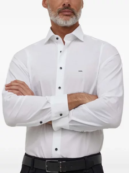 Cămașă Michael Kors cu autograf alb