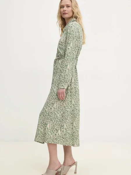 Сукня Answear Lab midi пряма зелений