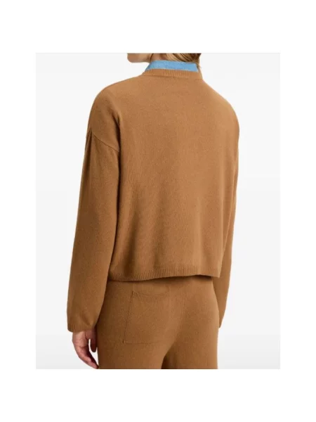 Sweter Woolrich brązowy