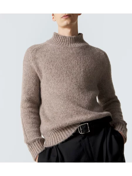 Pulover Brioni de mătase bej