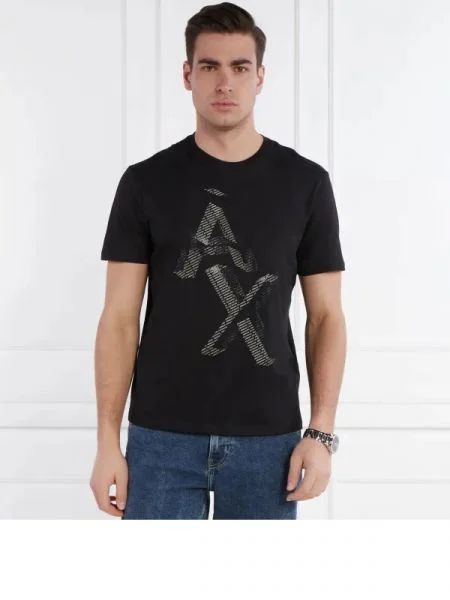 Armani Exchange Tricou negru