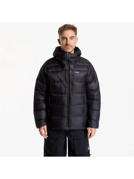 Μπουφάν Patagonia M's Fitz Roy Down Hoody Black M μαύρο