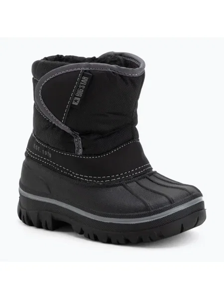 Gyerek hótaposó BIG STAR black / dark grey. Méret: 27 EU fekete