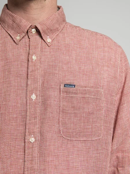 Рубашка Barbour красная