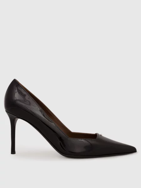 Кожаные лаковые туфли Giuseppe Zanotti черные