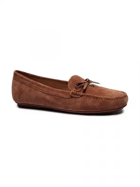 Michael Kors De piele mocasini JULIETTE maro