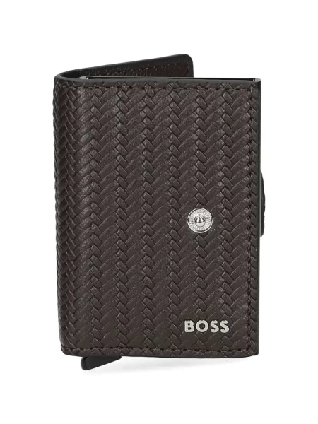 Portofel Boss din piele maro