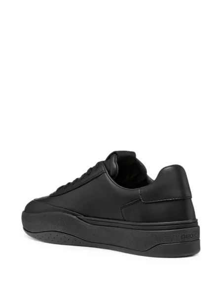 Sneakerși Geox din piele negru