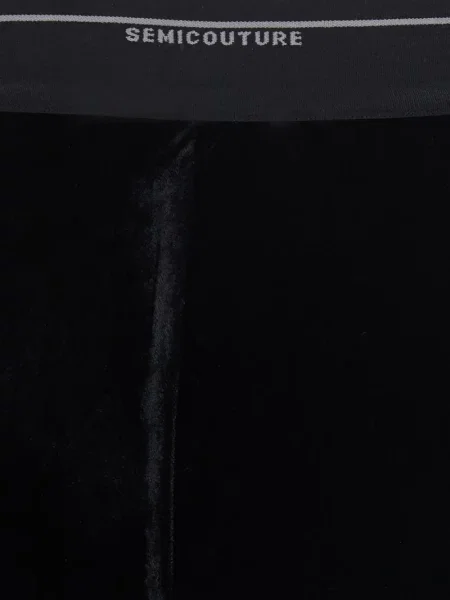 Pantaloni Semicouture cu autograf negru