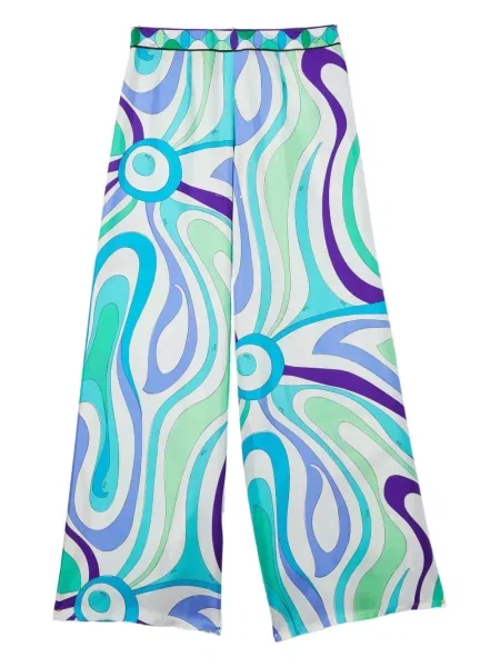 Pantaloni Pucci cu imagine violet