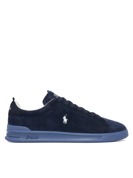 Polo Ralph Lauren Nízke tenisky námornícka / svetlosivá modrá