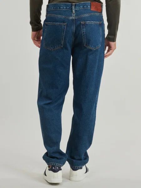 Blugi Calvin Klein Jeans albastru
