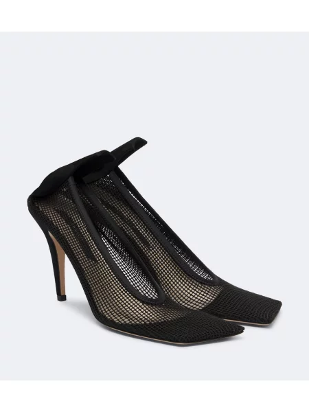 Pantofi cu toc Christen din piele de căprioară negru