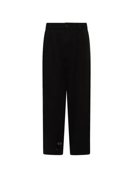 Pantaloni House Of Errors tricotate negru