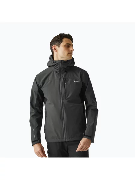 Geacă softshell bărbați REGATTA Birchdale II ash/black negru