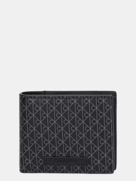 Calvin Klein Portofel gri deschis negru