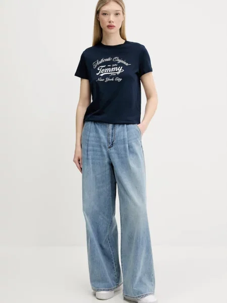 Tommy Jeans t-shirt granatowy
