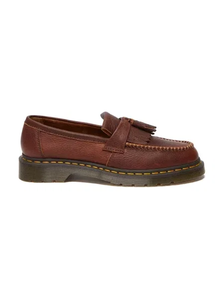Δερμάτινα μοκασίνια Dr. Martens Adrian YS Tassel Loafer πορτοκαλί