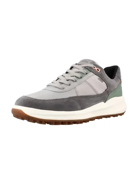 Sneakersy Geox skórzane szare