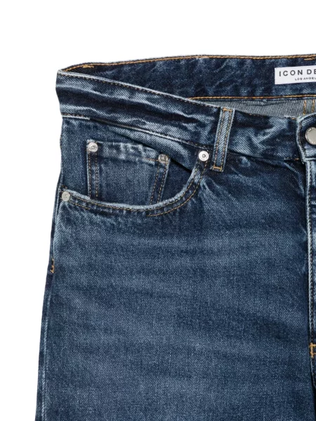 Blugi drepți Icon Denim albastru