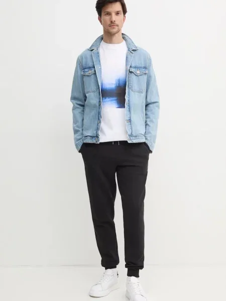 Kratka majica Calvin Klein Jeans bela
