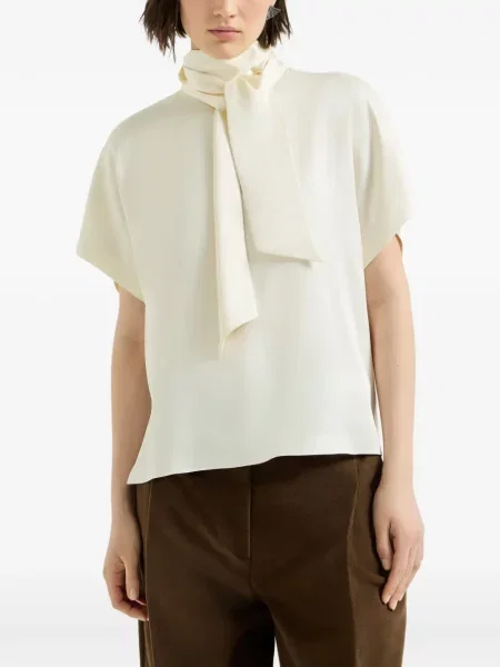 Tricou Brunello Cucinelli din satin