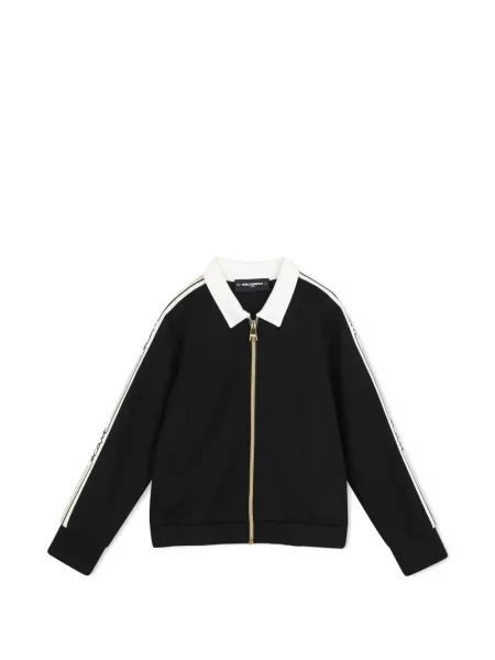 Bluza rozpinana dziecięca Karl Lagerfeld czarna