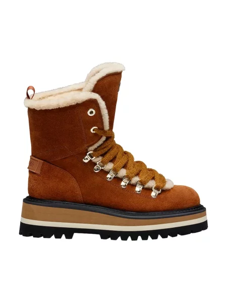 Bogner cizme de zăpadă din piele întoarsă SAAS FEE 1 B portocaliu