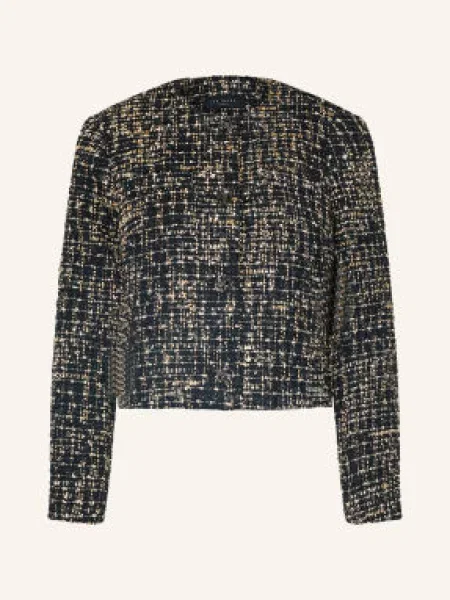 Ted Baker Bouclé Bunda Ummi / béžová / režná černá