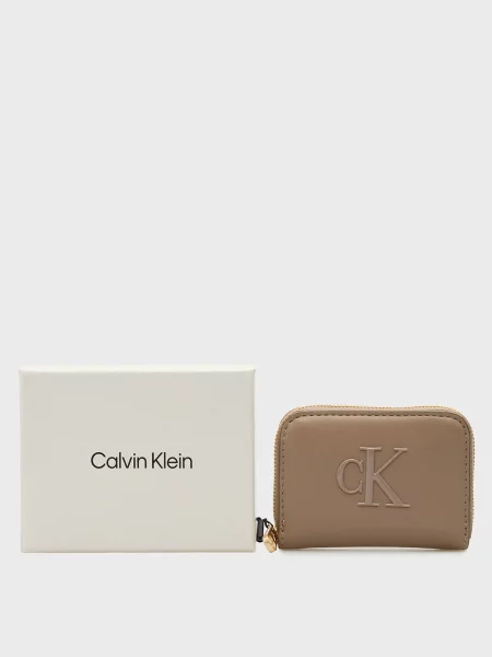 Гаманець Calvin Klein бежевий