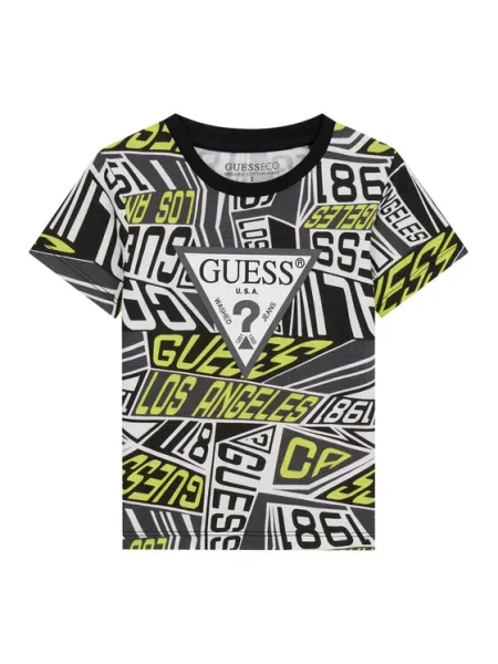 Guess T-Shirt Έγχρωμο