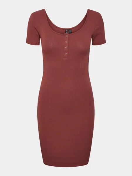 Pieces Rochie de zi Kitte roșu