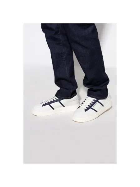 Sneakersy Emporio Armani z logo białe