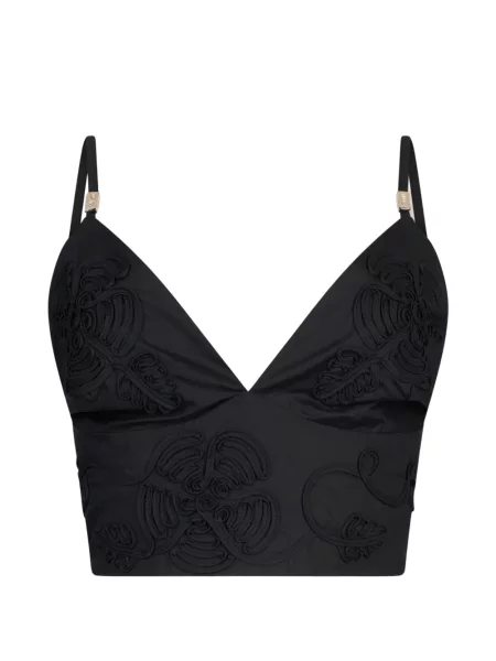 Top Liu Jo cu decolteu în V negru