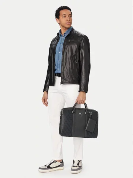 Guess Torba na laptopa HMMILL szary