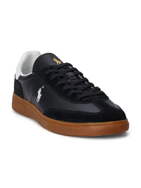 Polo Ralph Lauren sneakersy skórzane Bedford Pp czarny