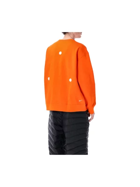 Bluza nierozpinana Nike polarowa pomarańczowa