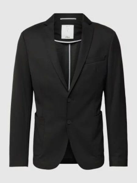 Marynarka na 2 z dodatkiem S.oliver Black Label czarna